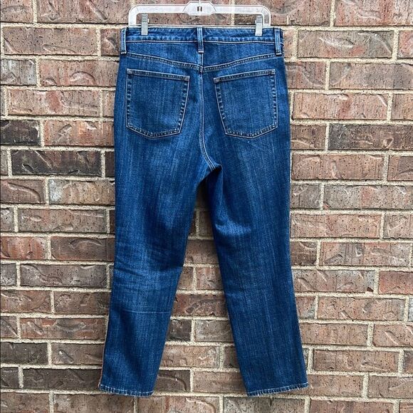 Talbots Women’s Modern Ankle Blue Straight Leg Jeans High Waist Copper Felt Fall - Picture 10 of 16